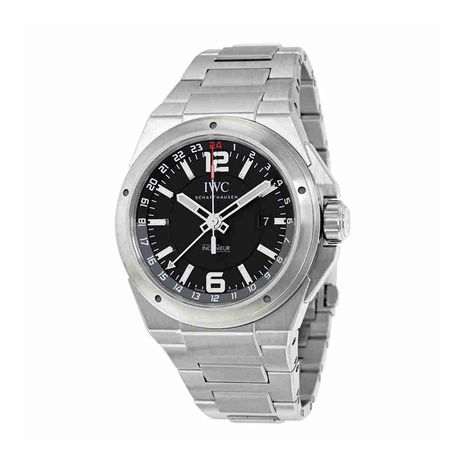 IWC Watches : IW324402 Black Dial Fixed Band Men Watch