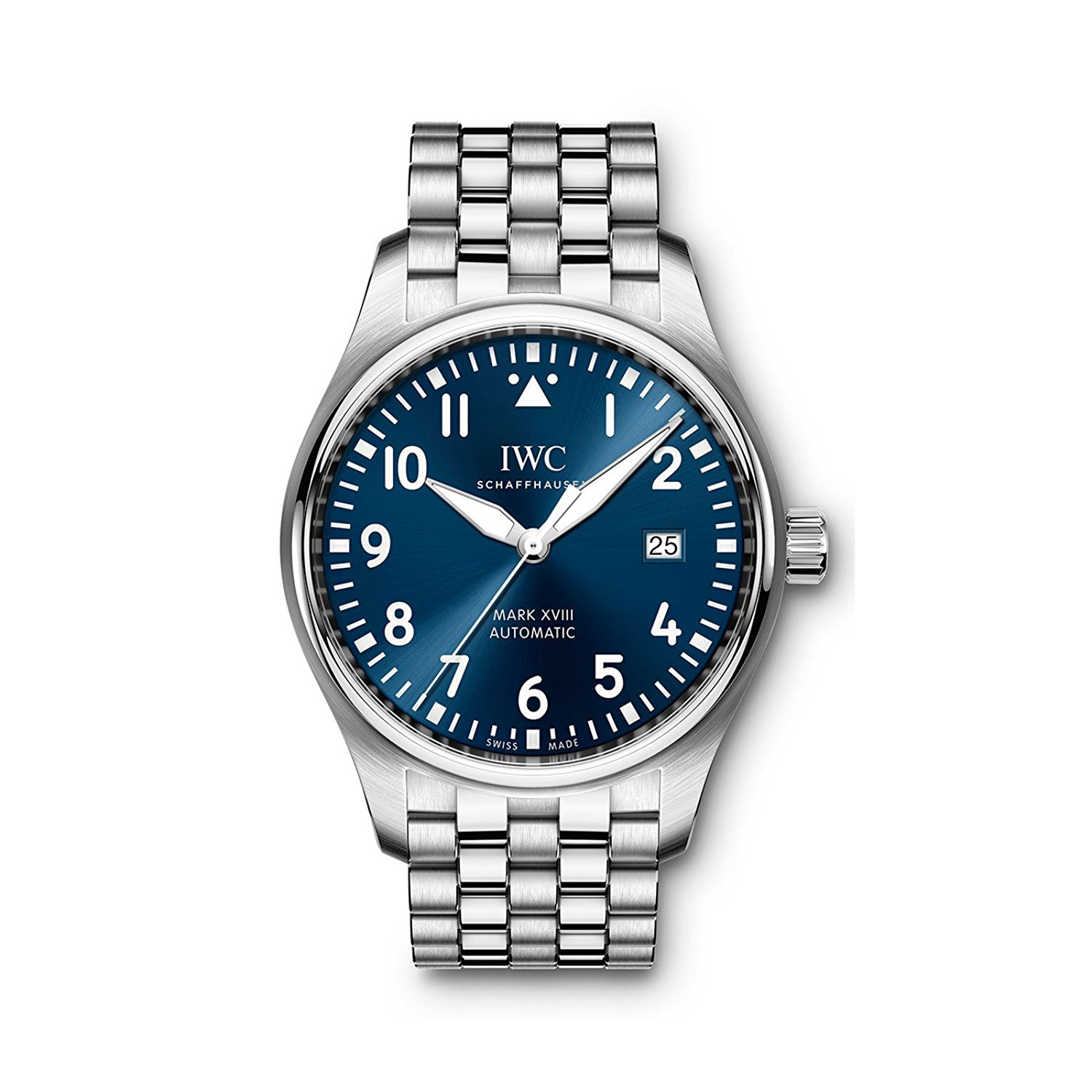 IWC Watches : IW327014 Blue Dial Stainless Steel Band Men Watch