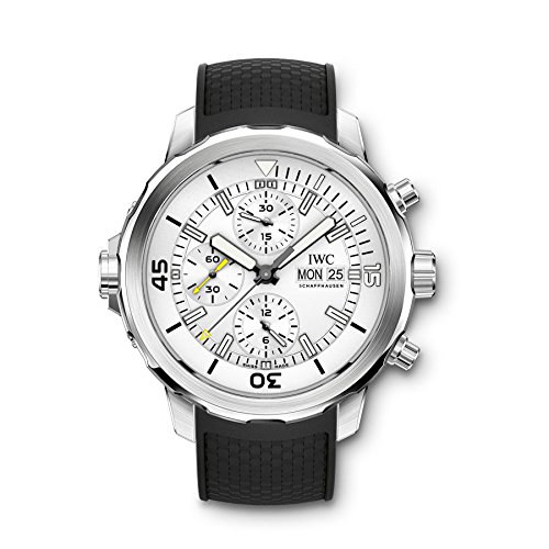 IWC Watches : IW376801 Automatic Chronograph Day Date Black Rubber Men Watch