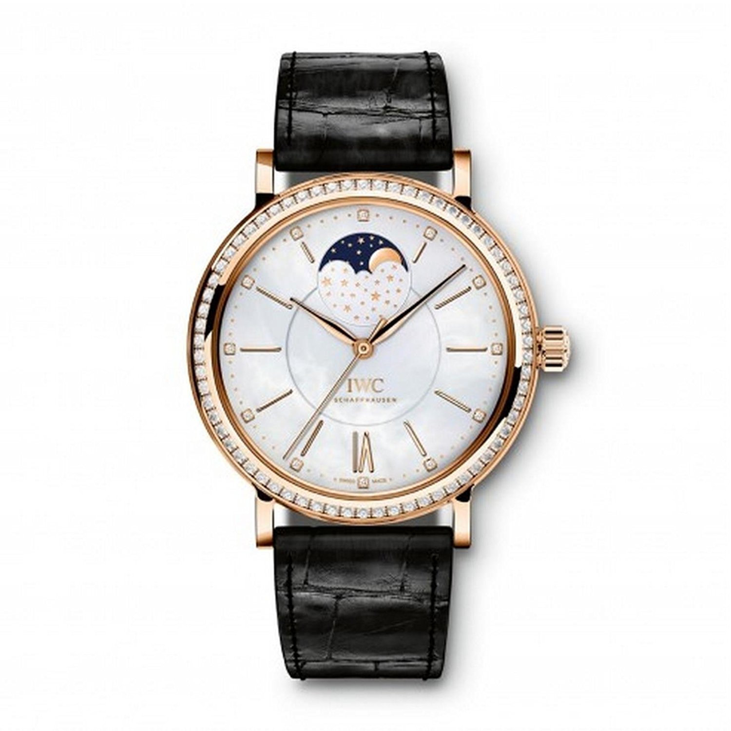 IWC Watches : IW459002 White Mother Of Pearl Automatic Women Watch