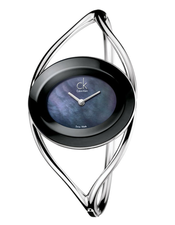 Calvin Klein Watches : K1A2361F Quartz Analog Black Mother of Pearl Women Watch