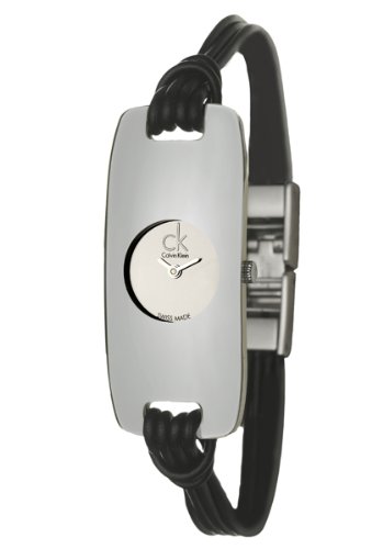 Calvin Klein Watches : K1D23608 Quartz Analog Rectangle Silver Women Watch