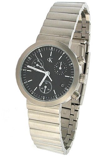 Calvin Klein Watches : K2191.11 Black Dial Stainless Steel Band Women Watch