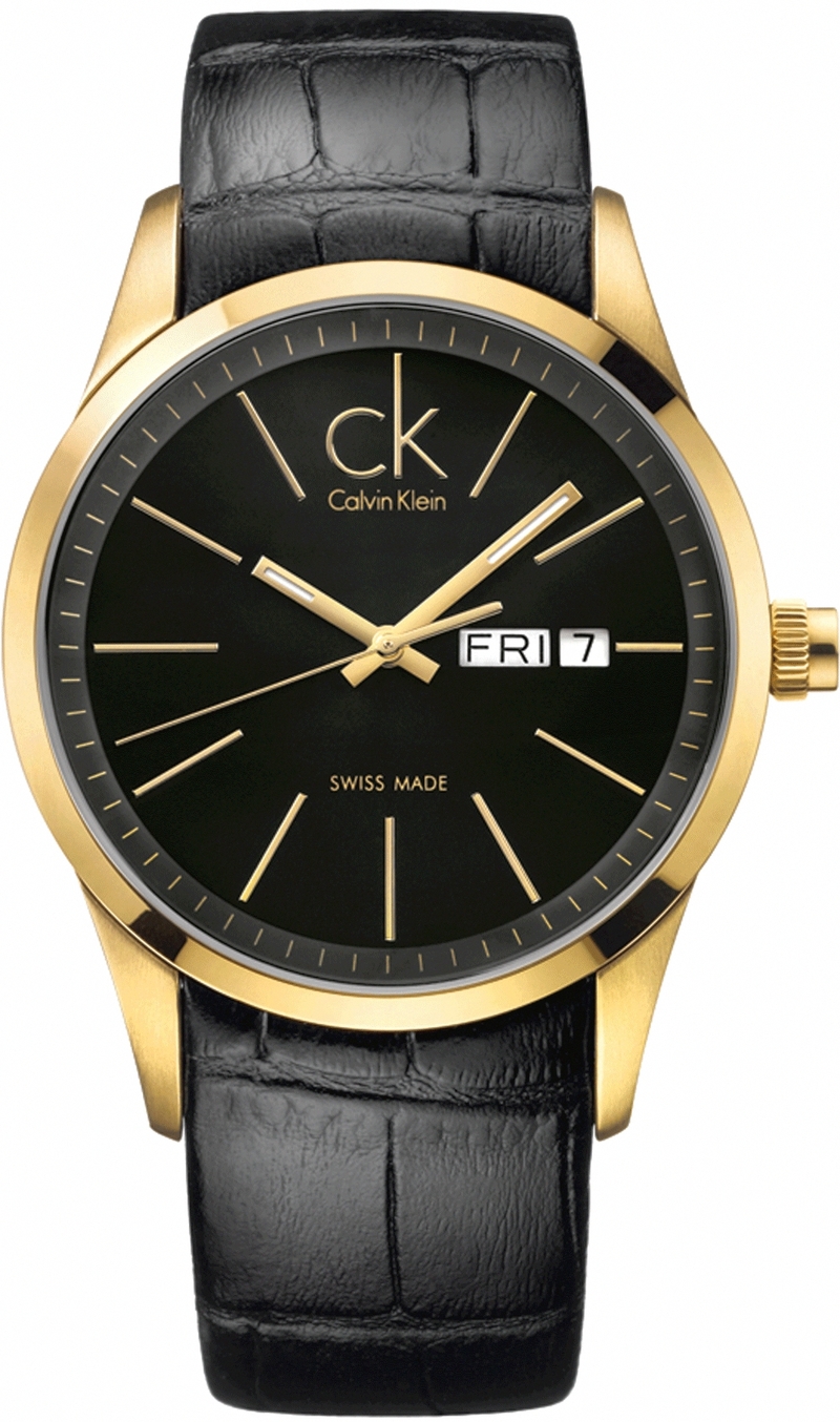 Calvin Klein Watches : K2213520 Quartz Analog Day Date Black Men Watch
