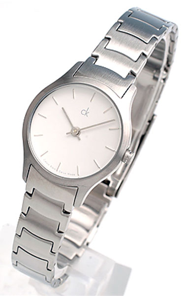 Calvin Klein Watches : K2613120 Silver Dial Stainless Steel Women Watch