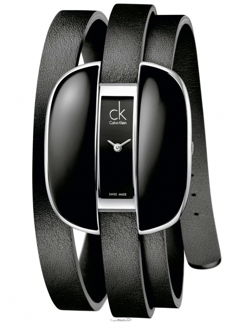Calvin Klein Watches : K2E23502 Quartz Analog Black Women Watch