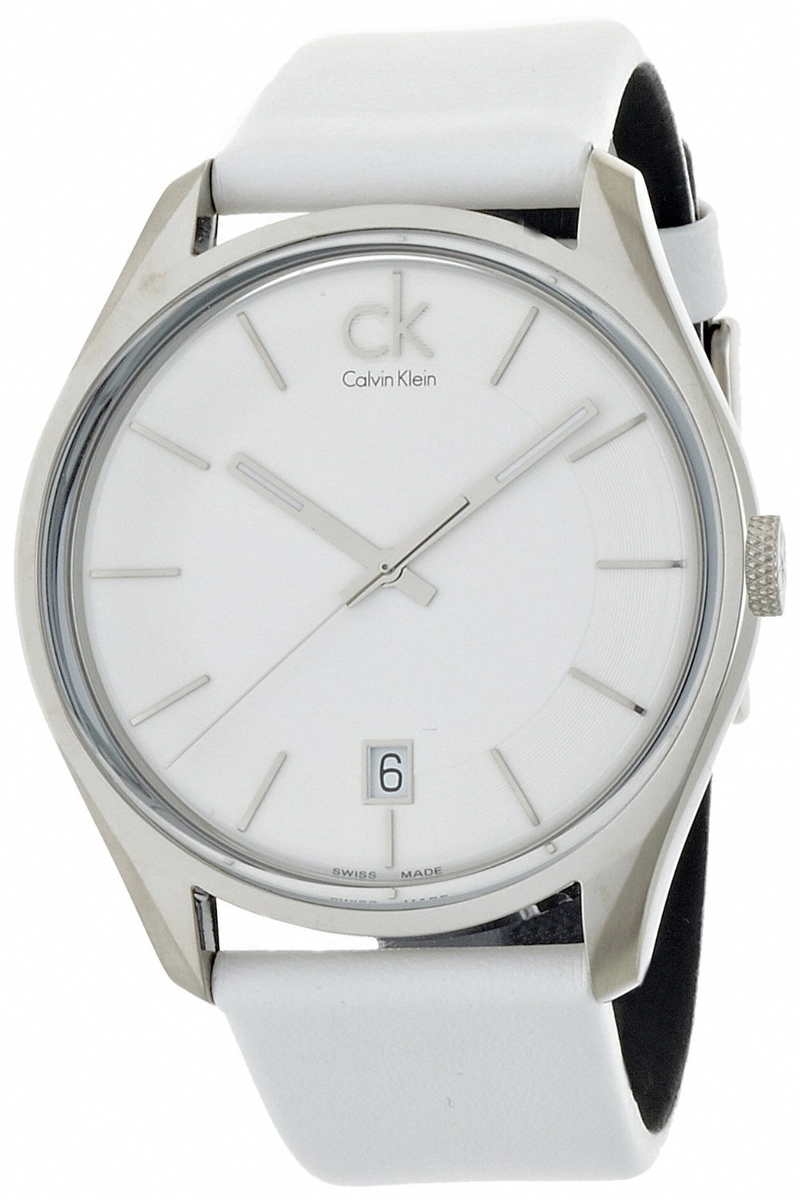 Calvin Klein Watches : K2H21101 Quartz Analog Date White Men Watch