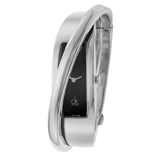 Calvin Klein Watches : K2J24102 Quartz Black Dial Stainless Steel Women Watch