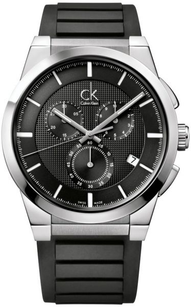 Calvin Klein Watches : K2S371D1 Quartz Chronograph Black Men Watch
