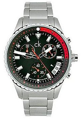 Calvin Klein Watches : K3217404 Quartz Chronograph Stainless Steel Men Watch