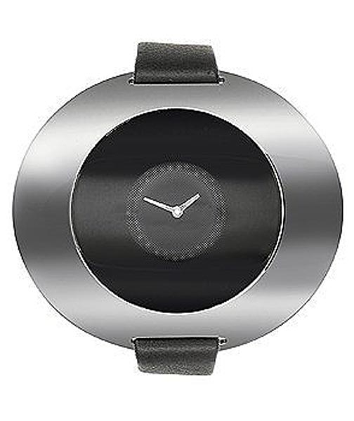 Calvin Klein Watches : K3723330 Quartz Black Leather Women Watch