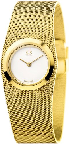 Calvin Klein Watches : K3T23526 Quartz White Dial Stainless Steel Women Watch