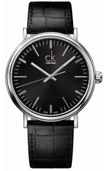 Calvin Klein Watches : K3W211C1 Quartz Leather Strap Men Watch