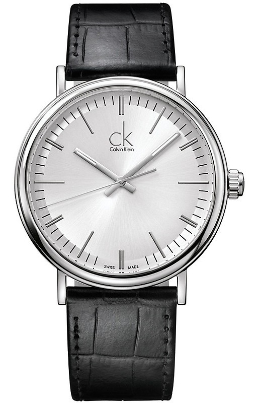 Calvin Klein Watches : K3W211C6 Quartz Leather Strap Men Watch