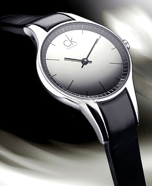 Calvin Klein Watches : K4323116 Quartz Analog Black Leather Women Watch