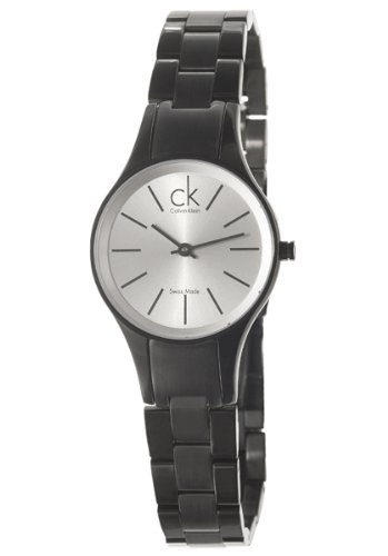 Calvin Klein Watches : K4323620 Quartz Analog Black Stainless Steel Women Watch