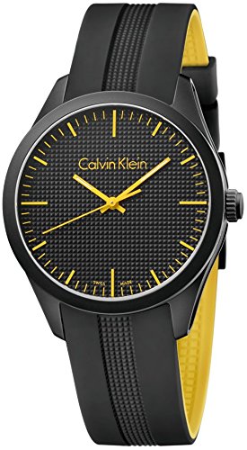 Calvin Klein Watches : K5E51TBX Quartz Analog Black Silicone Men Watch