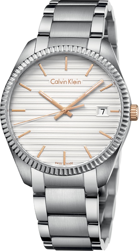Calvin Klein Watches : K5R31B46 Quartz Analog Date Stainless Steel Men Watch