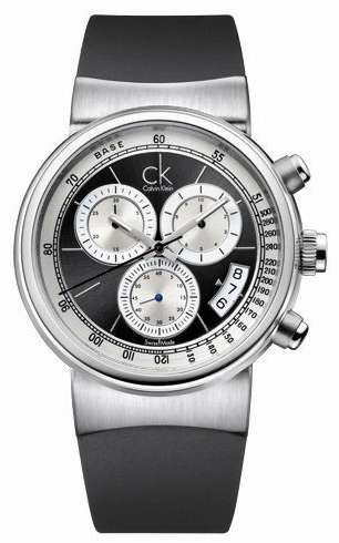 Calvin Klein Watches : K7547107 Quartz Chronograph Black Rubber Men Watch