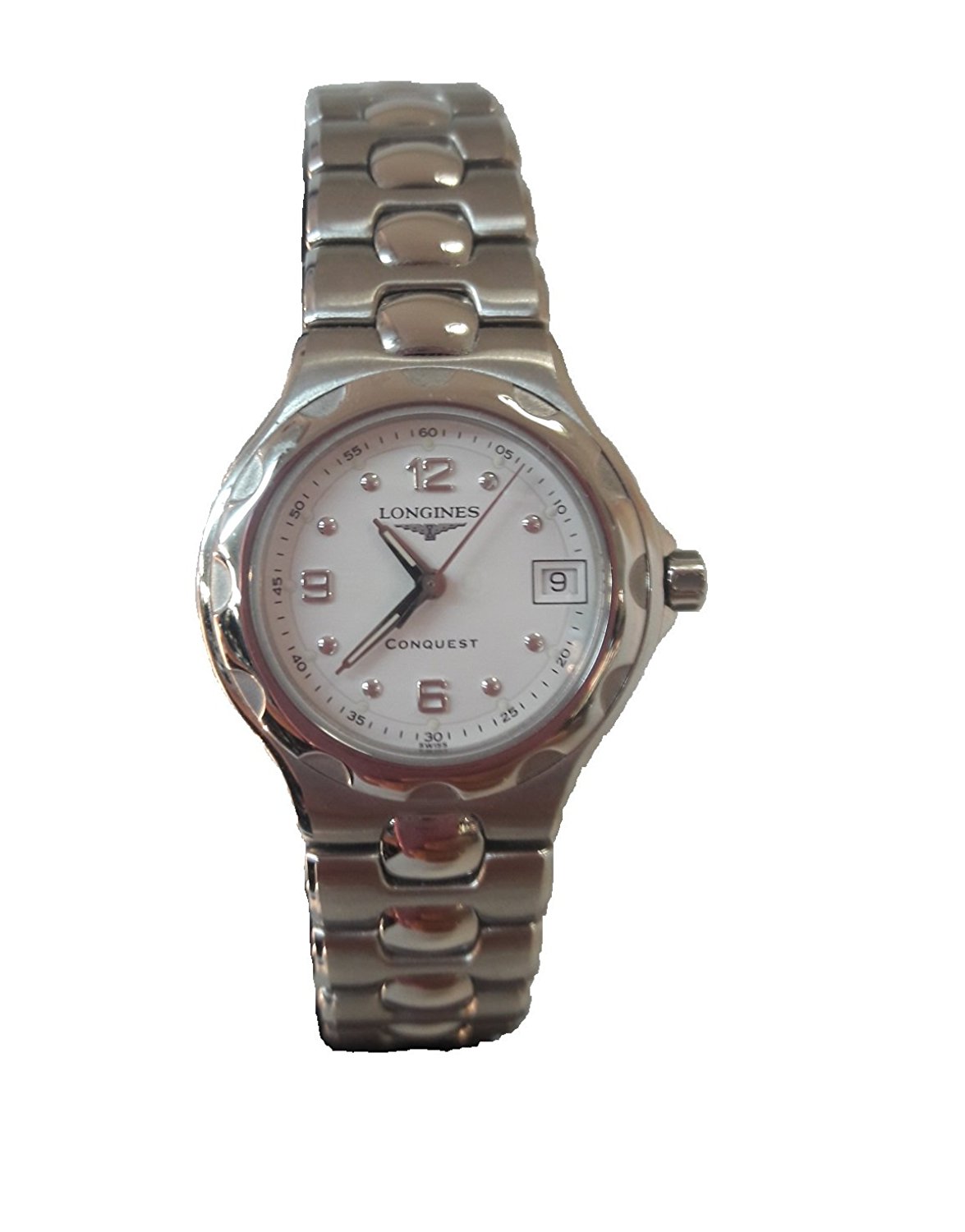 Longines Watches : L1.131.4.16.6 White Dial Stainless Steel Band Men Watch