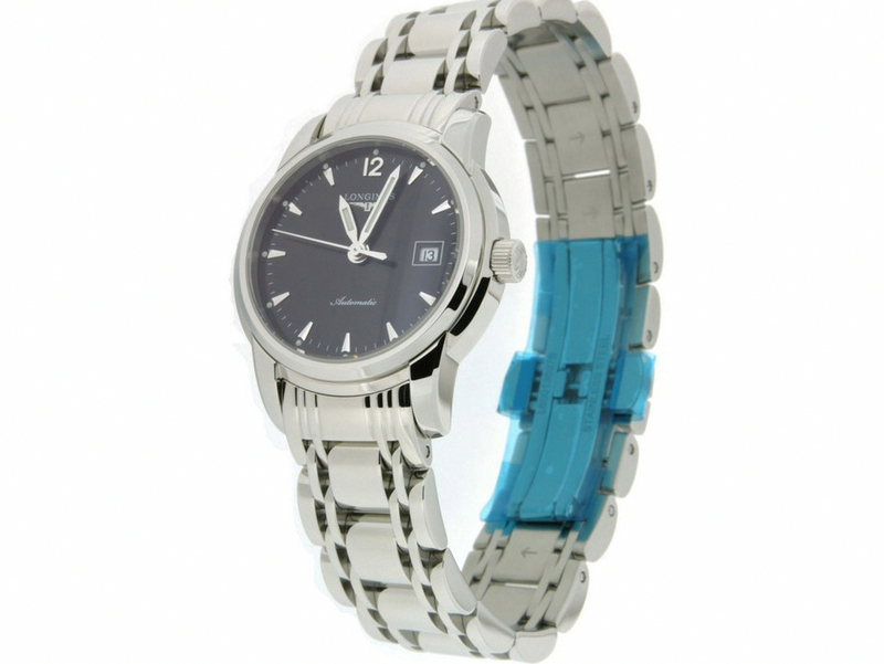 Longines Watches : L2.563.4.52.6 Automatic Black Dial Stainless Steel Women Watch