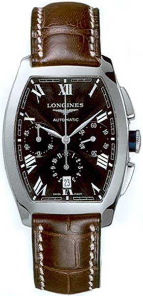 Longines Watches : L2.643.4.51.4 Evdenza Series Men Watch