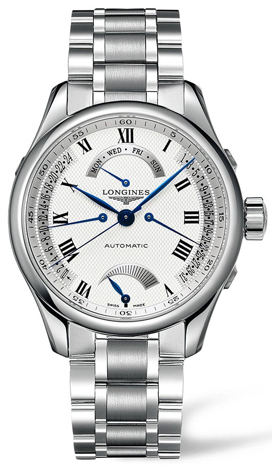 Longines Watches : L2.716.4.71.6 Silver Dial Stainless Steel Band Men Watch