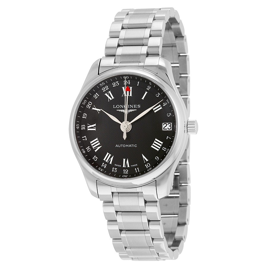 Longines Watches : L2.718.4.50.6 Black Automatic Men Watch