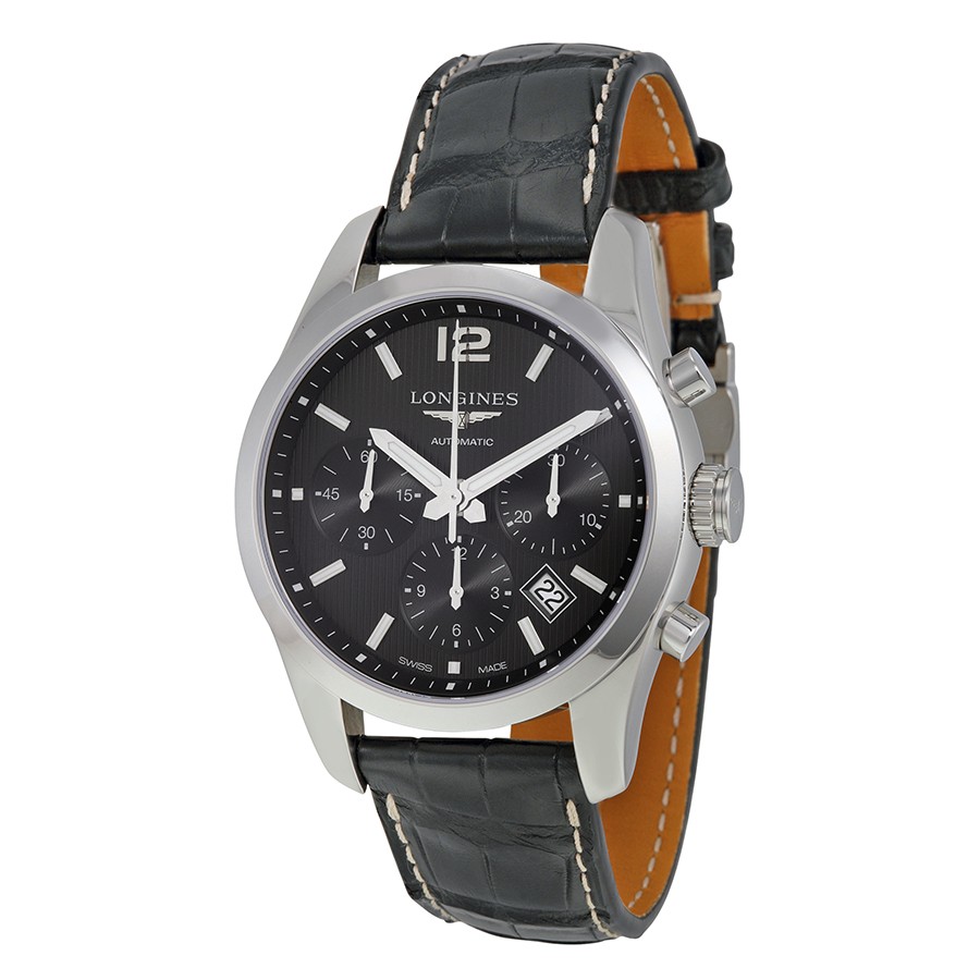 Longines Watches : L2.786.4.56.3 Black Automatic Men Watch