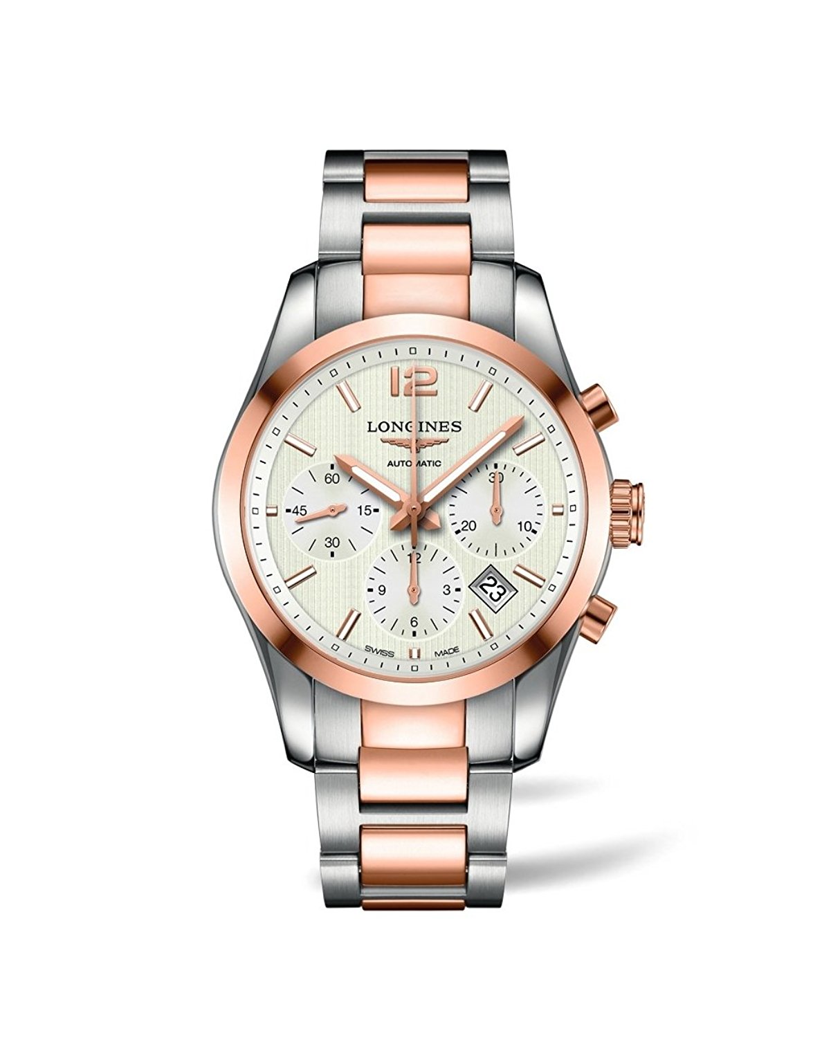 Longines Watches : L2.786.5.76.7 Silver Dial Fixed Band Men Watch
