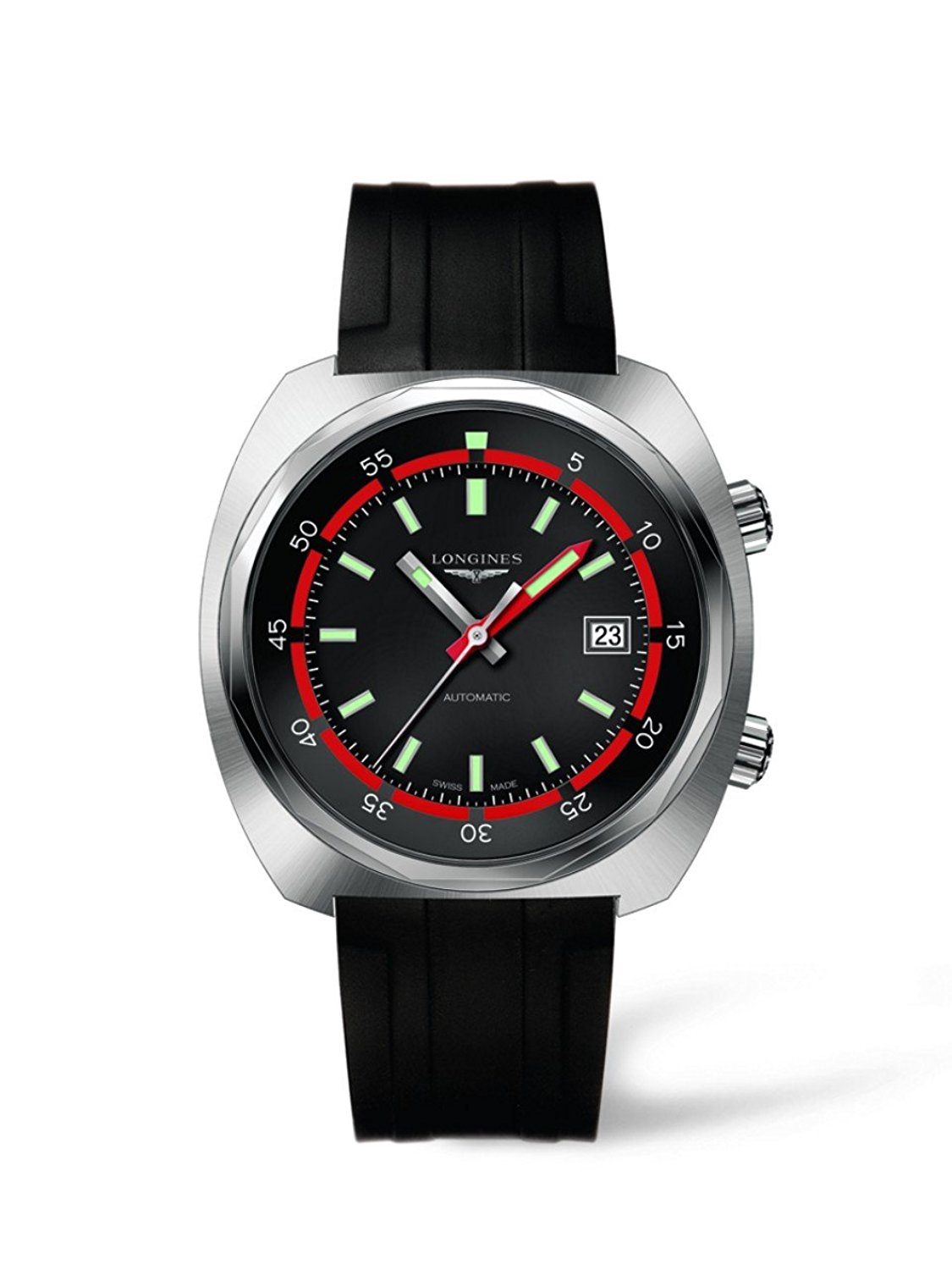 Longines Watches : L2.795.4.52.9 Black Automatic Men Watch