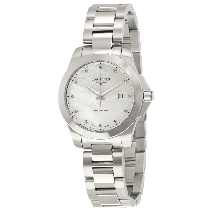 Longines Watches : L3.378.4.87.6 Mother Of Pearl Dial Quartz Women Watch