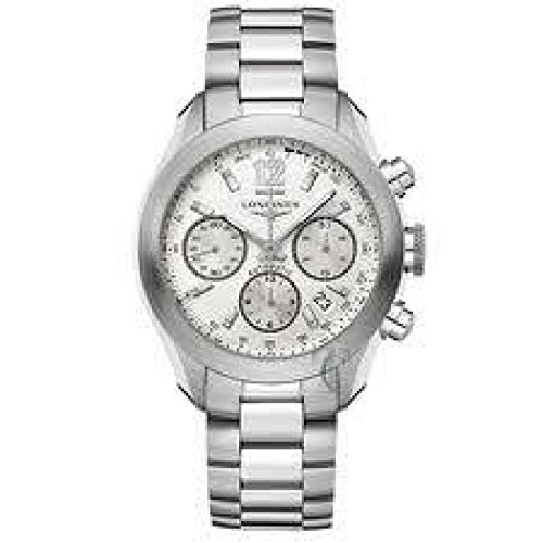 Longines Watches : L3.635.4.76.6 Silver Dial Men Watch