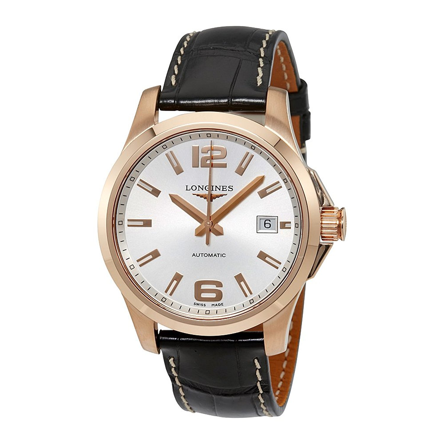Longines Watches : L3.676.8.76.3 Silver Dial Fixed Band Men Watch