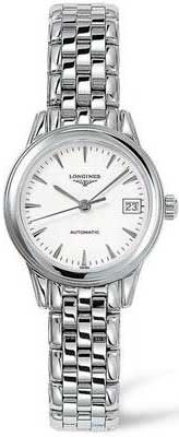 Longines Watches : L4.274.4.12.6 White Dial Women Watch