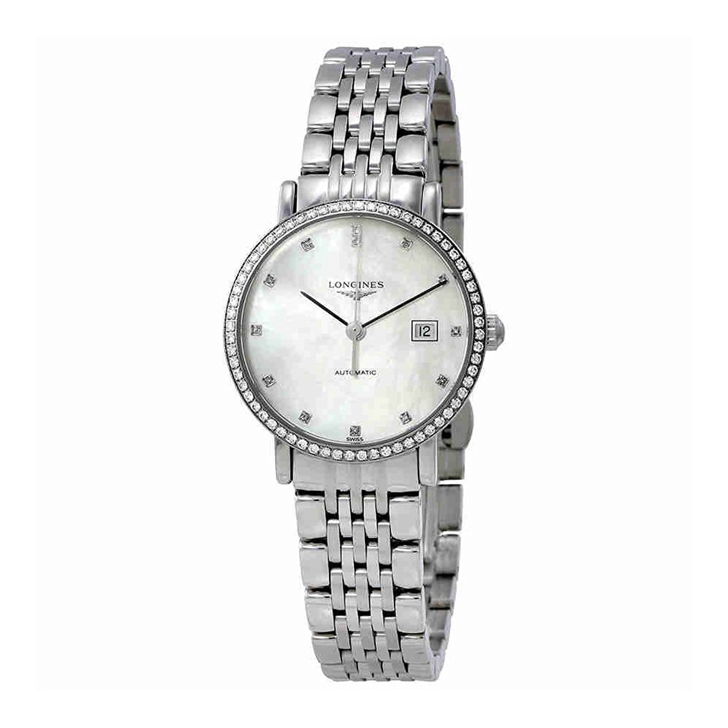 Longines Watches : L4.310.0.87.6 Mother Of Pearl Dial Stainless Steel Women Watch