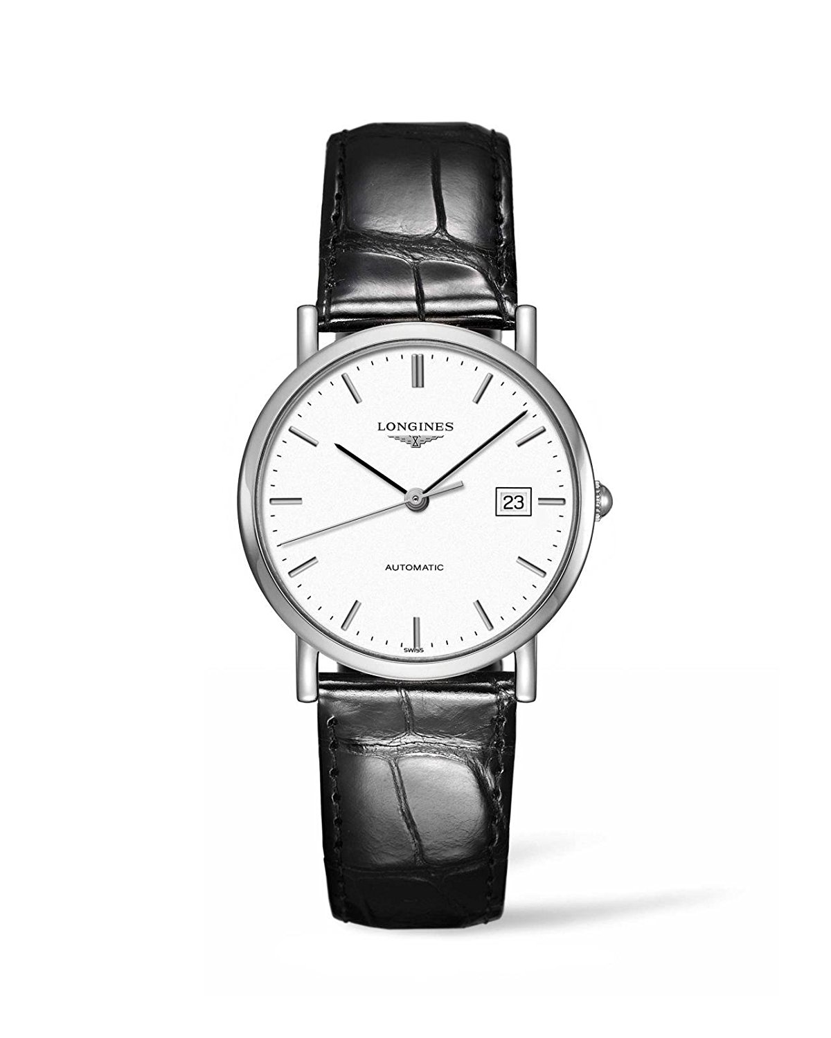Longines Watches : L4.310.4.12.2 White Dial Stainless Steel Band Women Watch