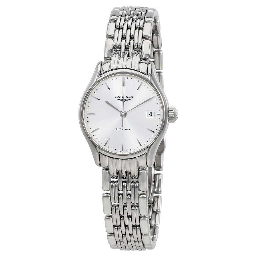 Longines Watches : L4.360.4.72.6 Silver Dial Automatic Women Watch