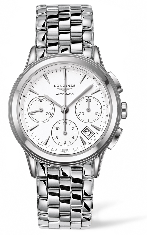 Longines Watches : L4.803.4.12.6 Quartz Chronograph Men Watch