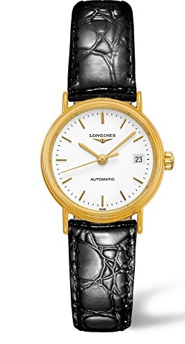 Longines Watches : L4.821.2.12.2 White Dial Calendar Women Watch