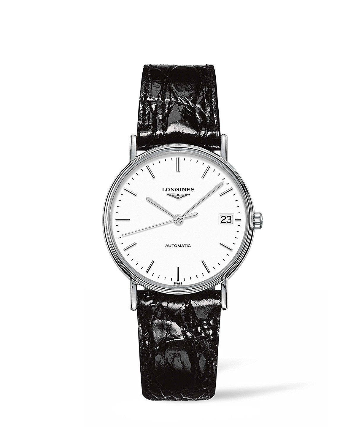 Longines Watches : L4.821.4.12.2 White Dial Stainless Steel Band Women Watch