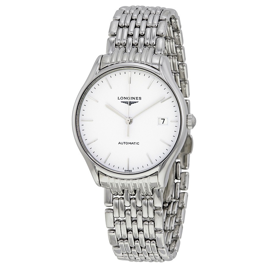 Longines Watches : L4.860.4.12.6 White Dial Automatic Women Watch