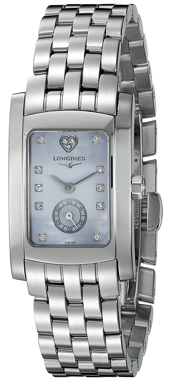 Longines Watches : L5.155.4.92.6 Mother Of Pearl Dial Stainless Steel Band Women Watch