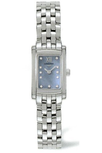 Longines Watches : L5.158.4.83.6 Blue Mother-of-pearl Dial Stainless Steel Band Women Watch
