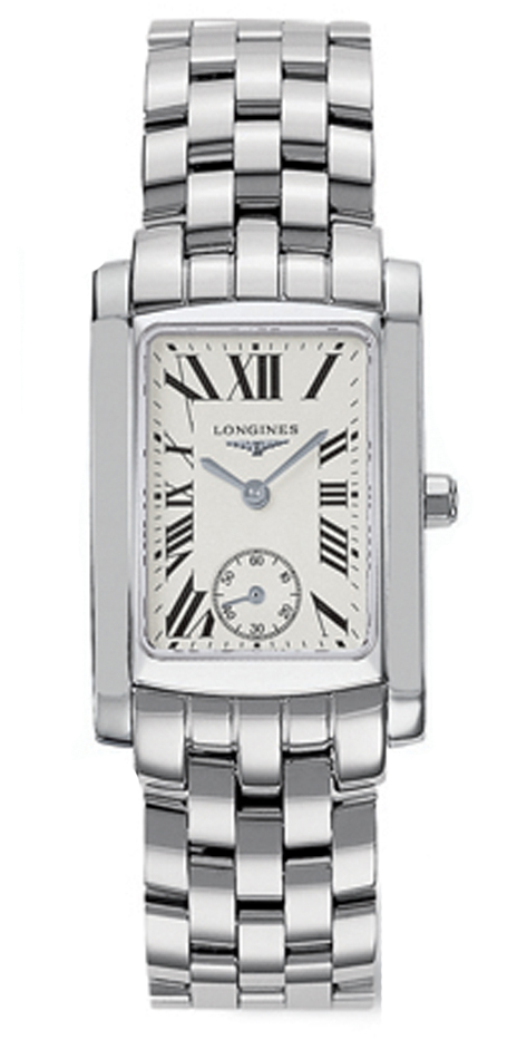 Longines Watches : L5.502.4.71.6 Quartz White Dial Roman Numerals Stainless Steel Women Watch