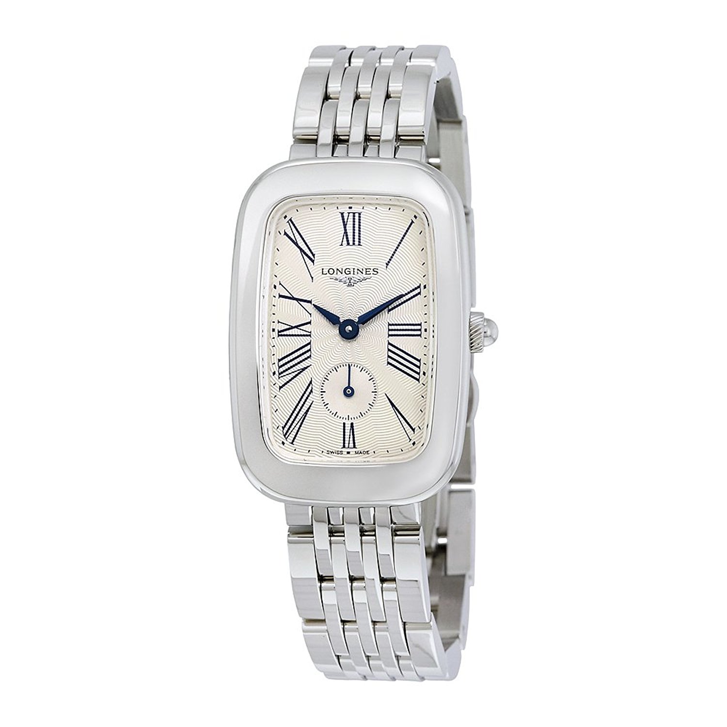 Longines Watches : L6.142.4.71.6 Silver Dial Fixed Stainless Steel Band Men Watch