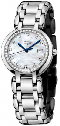 Longines Watches : L8.110.0.87.6 Quartz Stainless Steel Diamond/mother Of Pearl Dial Stainless Steel Band Women Watch