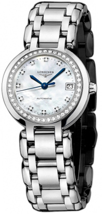 Longines Watches : L8.111.0.87.6 Automatic Stainless Steel Diamond/mother Of Pearl Dial Stainless Steel Band Women Watch
