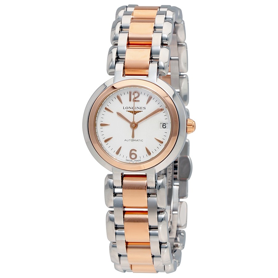 Longines Watches : L8.111.5.16.6 White Automatic Women Watch