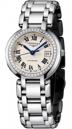 Longines Watches : L8.113.0.71.6 Automatic Stainless Steel Silver Dial Stainless Steel Band Women Watch